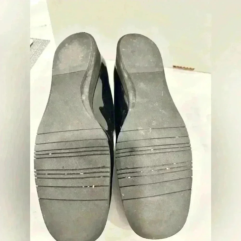 🔥🔥Salvatore Ferragamo Women Gancini Genuine Leather Mesh Loafers Shoes 8 - Picture 6 of 9
